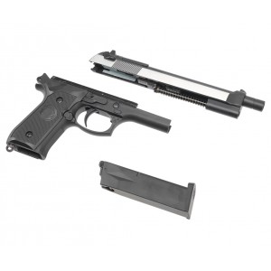 Страйкбольный пистолет WE Beretta M92F CO2, 2 tone WE-M007A-CO2